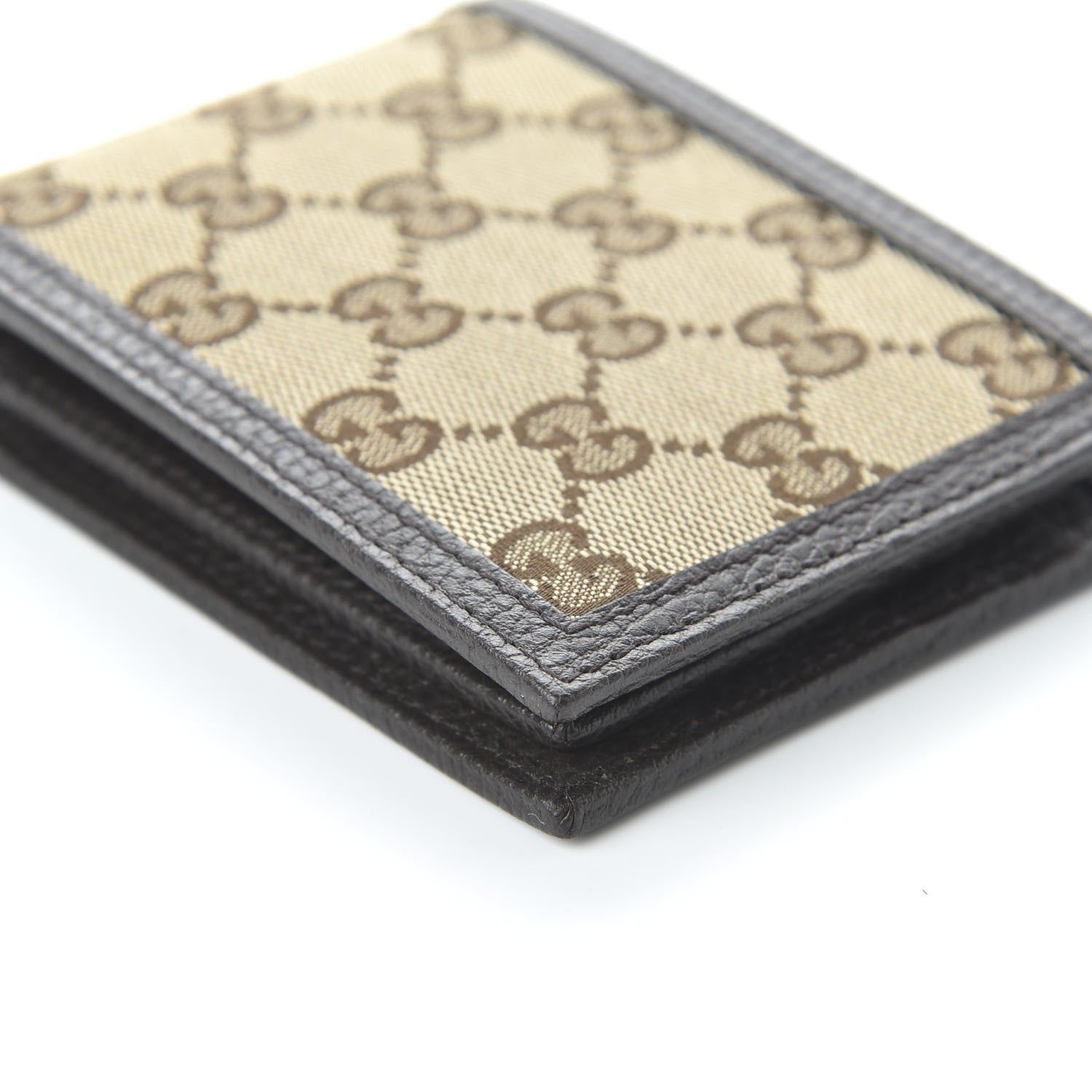 Gucci Monogram Bi-Fold Wallet Dark Brown 7 of 10