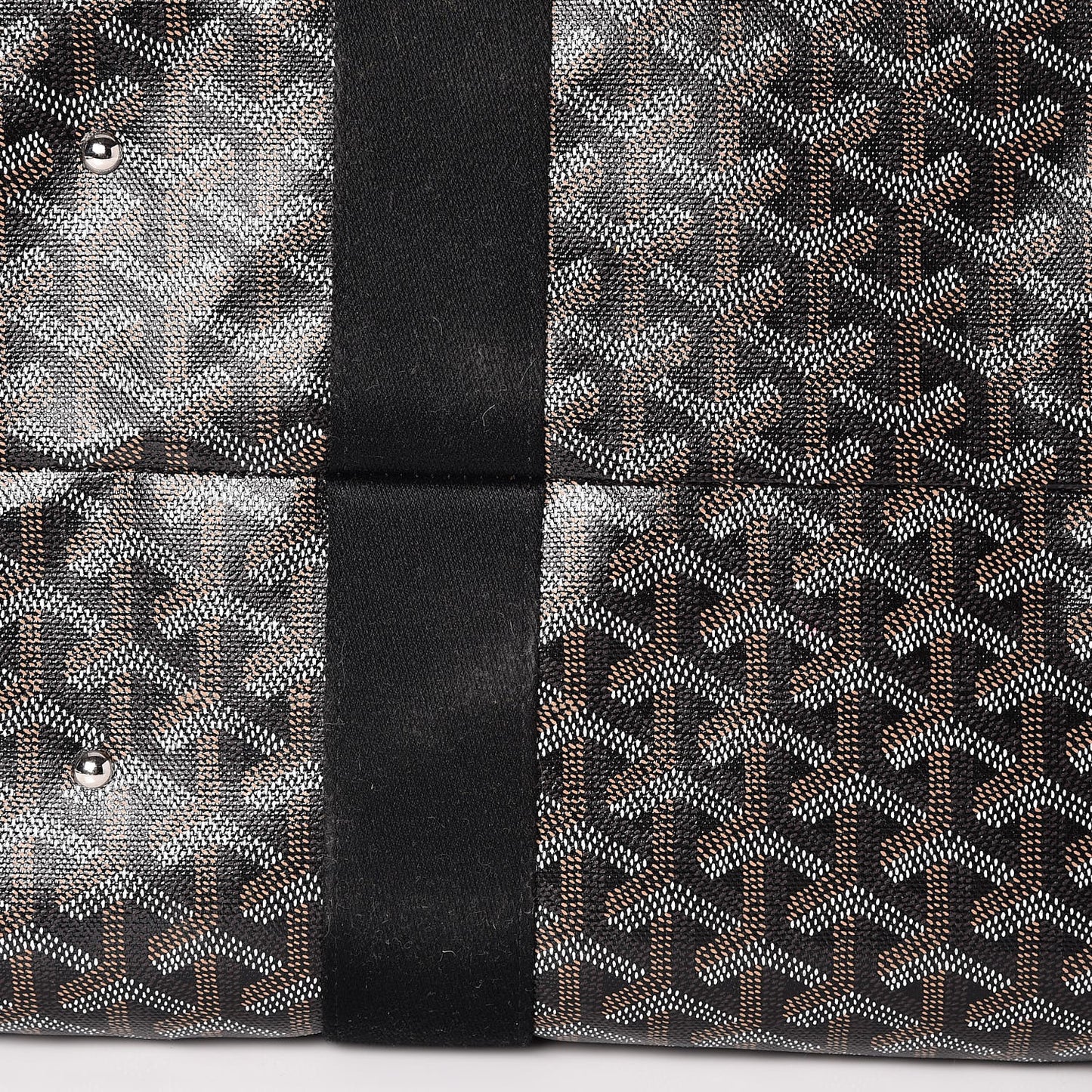 Goyardine Voltigeur Pet Carrier Black