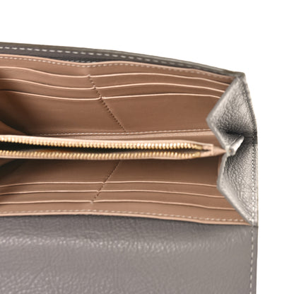 Chloe Calfskin Marcie Continental Flap Wallet Cashmere Grey 5 of 8