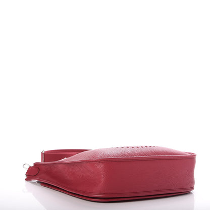 Hermes Taurillon Clemence Evelyne III GM Rubis 4 of 8