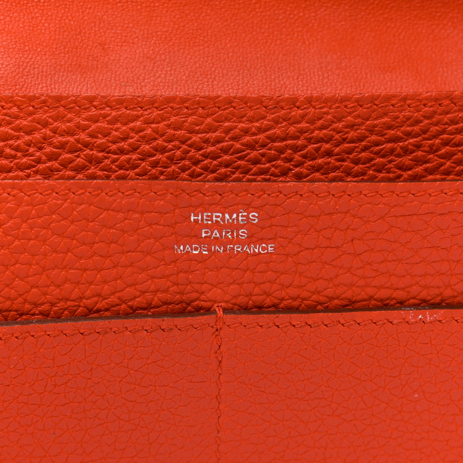 Hermes Togo Dogon Duo Wallet Capucine 7 of 13
