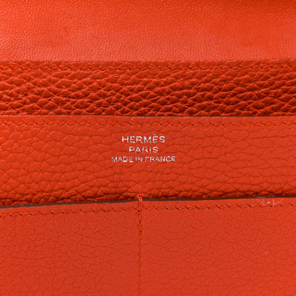 Hermes Togo Dogon Duo Wallet Capucine 7 of 13