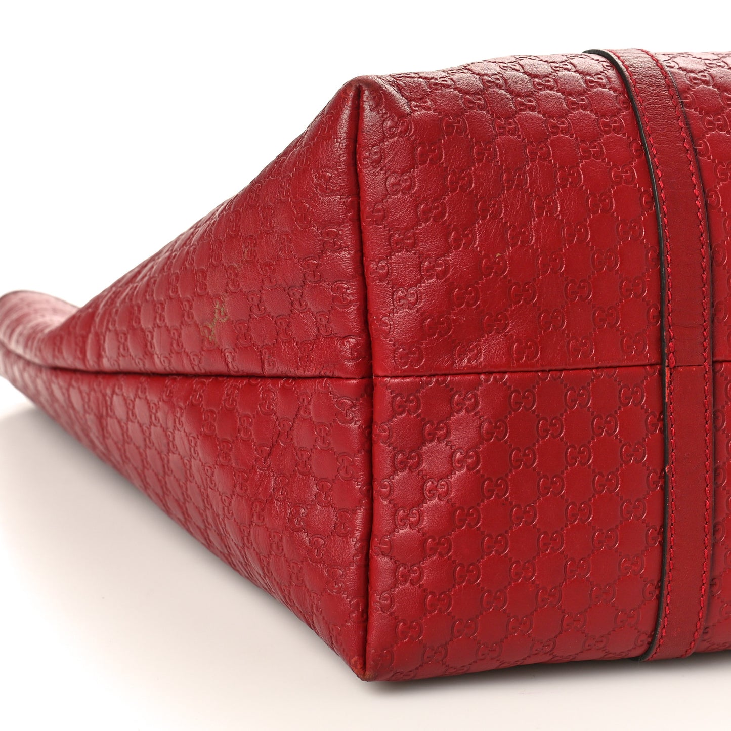 Microguccissima Large Joy Tote Red