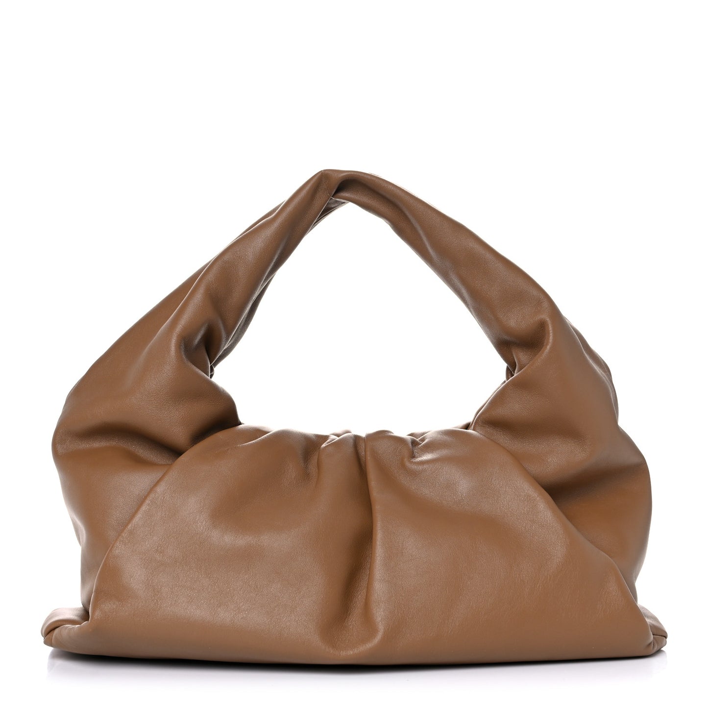 Smooth Butter Calfskin Small The Shoulder Pouch Teak