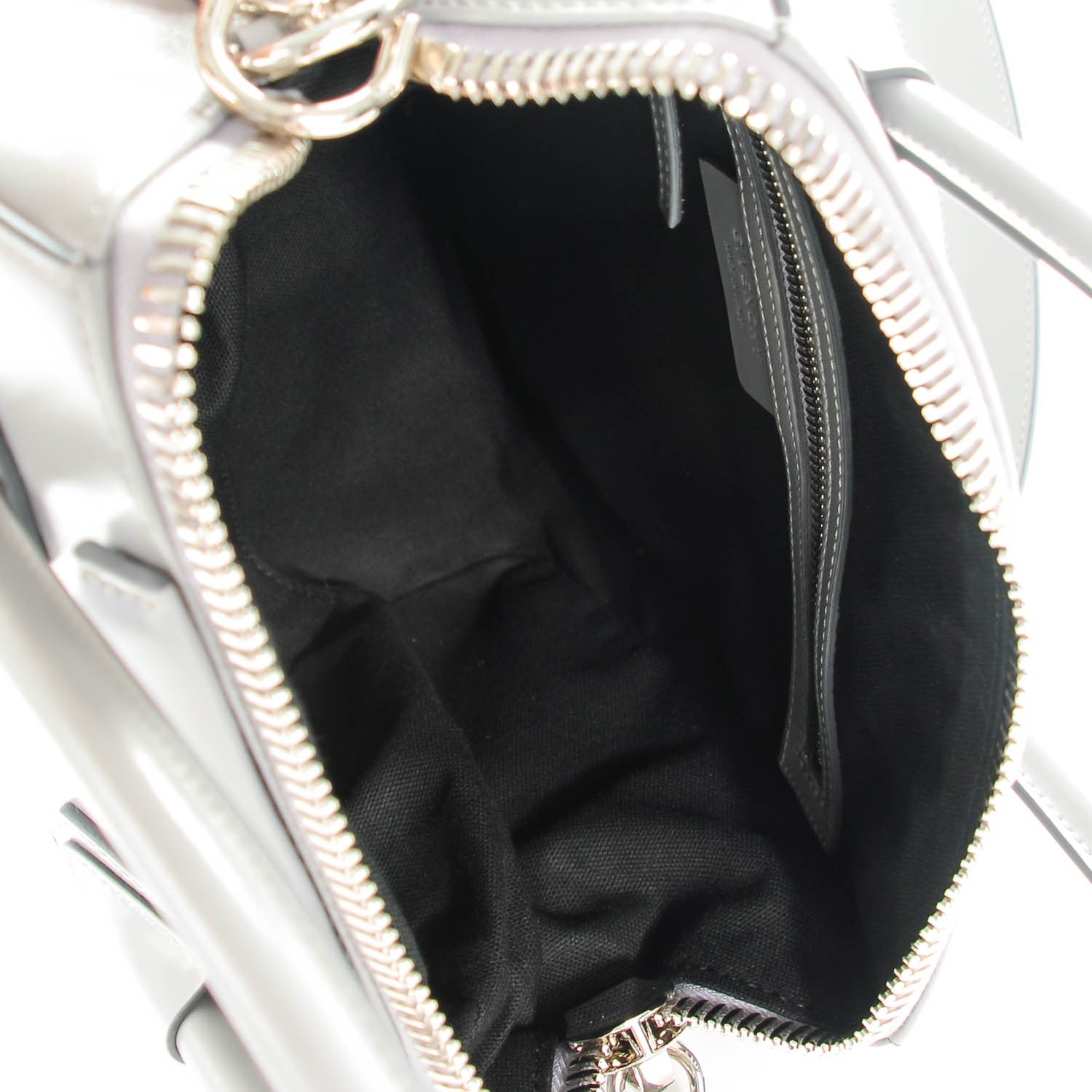 Givenchy Shiny Lord Calfskin Small Antigona Pearl Grey 5 of 7