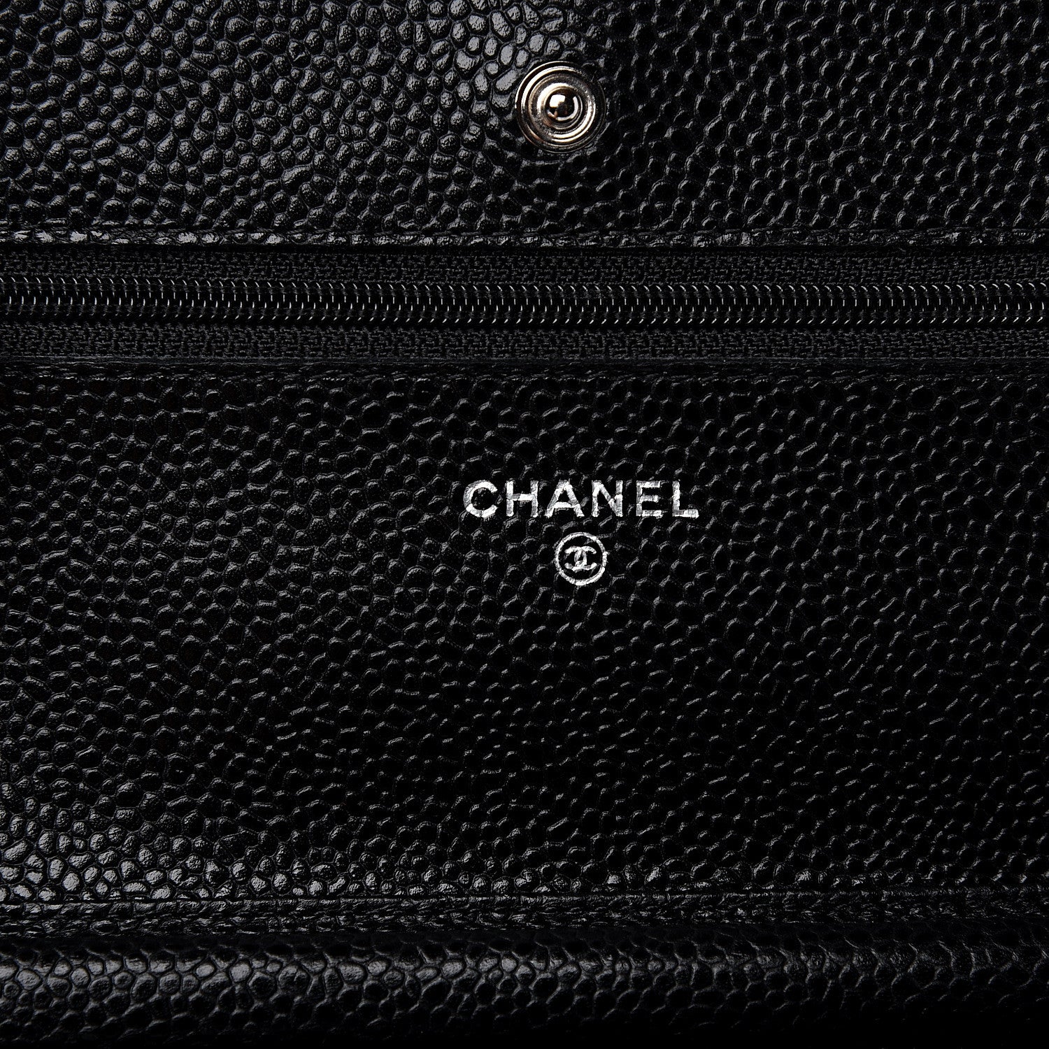 Chanel Caviar Quilted Wallet On Chain WOC Black 5 of 13