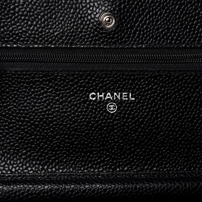 Chanel Caviar Quilted Wallet On Chain WOC Black 5 of 13
