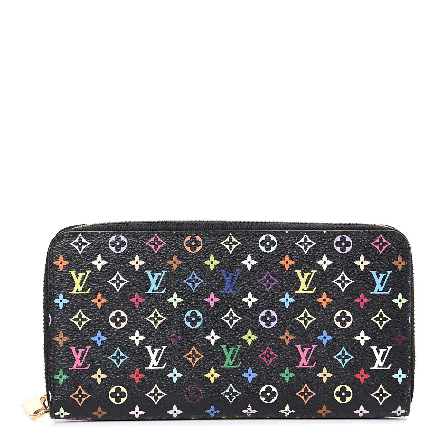 Monogram Multicolor Zippy Wallet Black Grenade