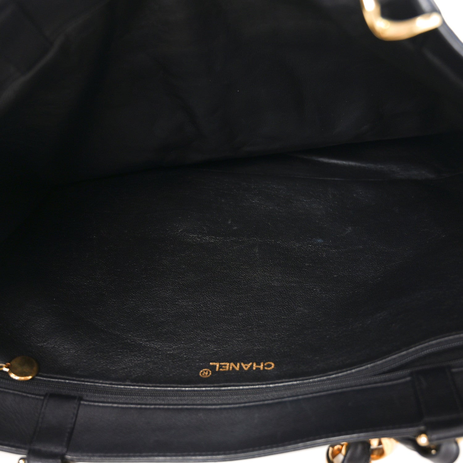 Chanel Lambskin CC Tote Black 5 of 11