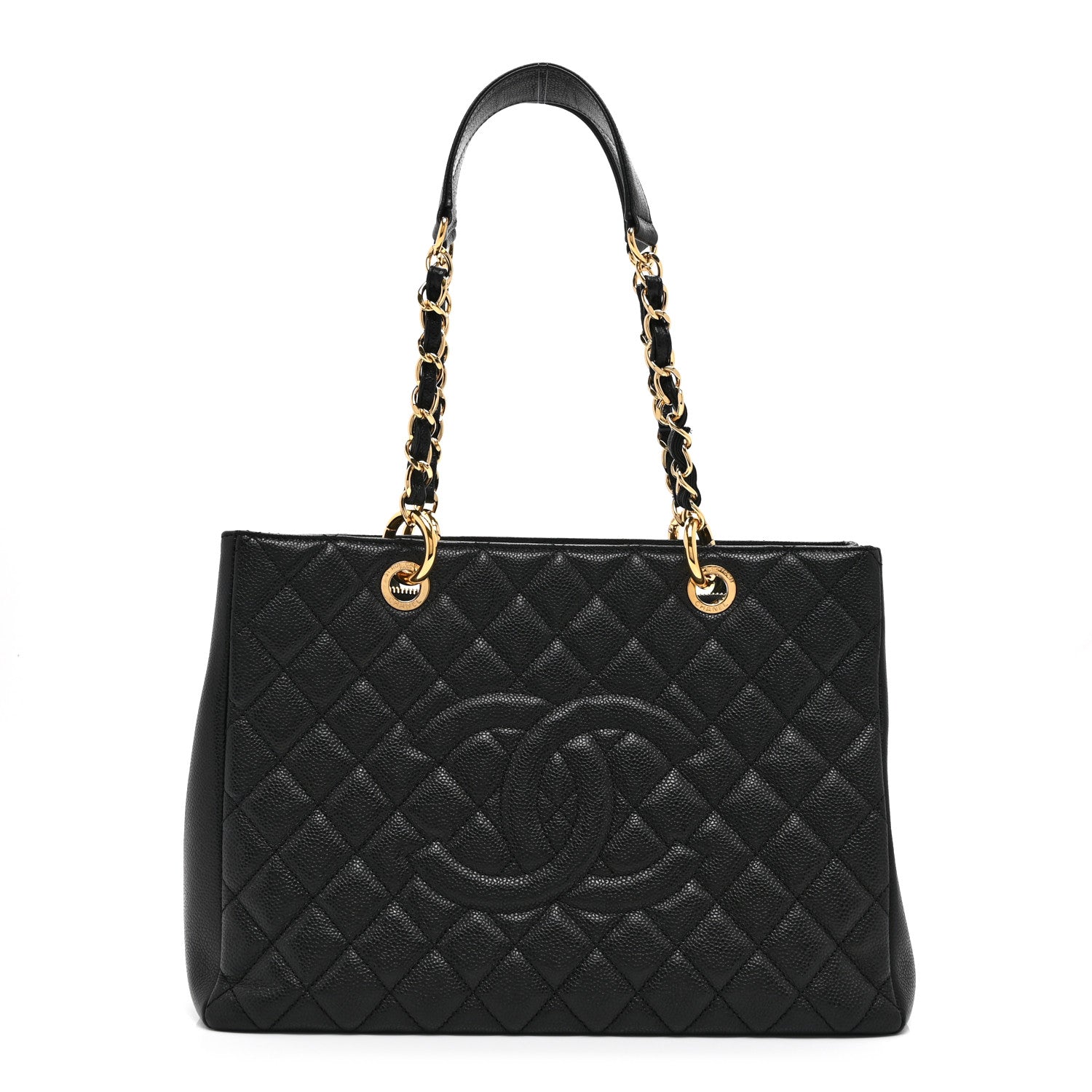 Chanel Caviar Quilted Grand Shopping Tote GST Black 1 of 10