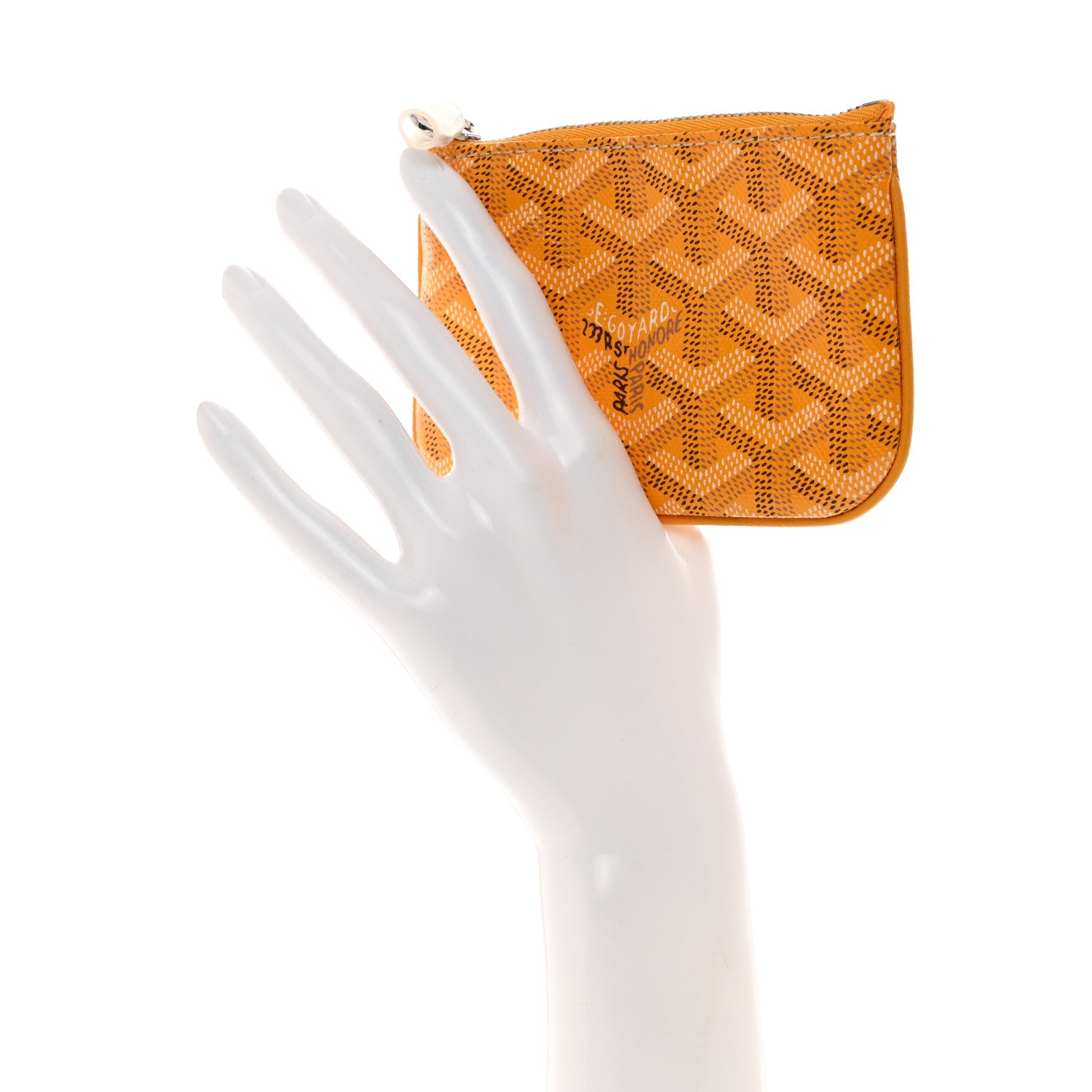 Goyard Goyardine Nano Senat Key Pouch Yellow 2 of 8