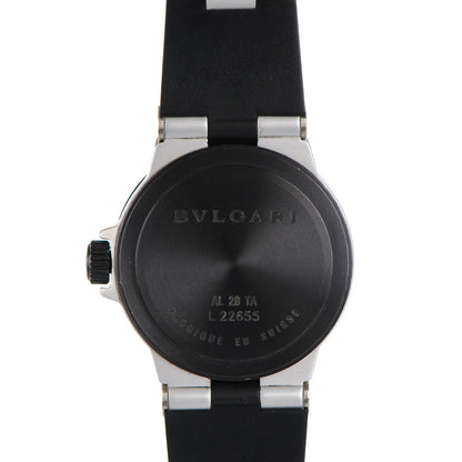 Bulgari Aluminum Rubber 29mm Diagono Quartz Watch 11 of 11