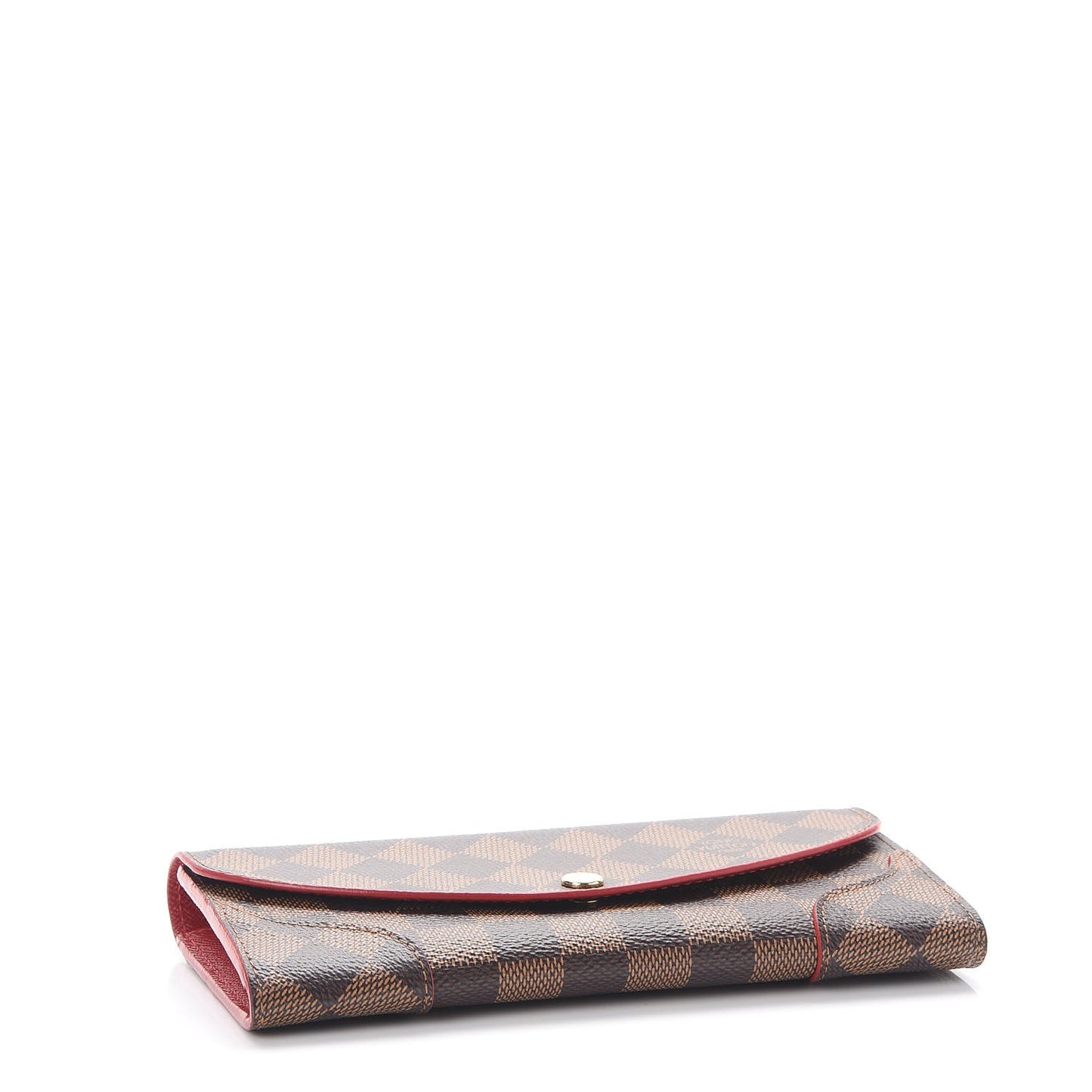 Damier Ebene Caissa Wallet Cherry