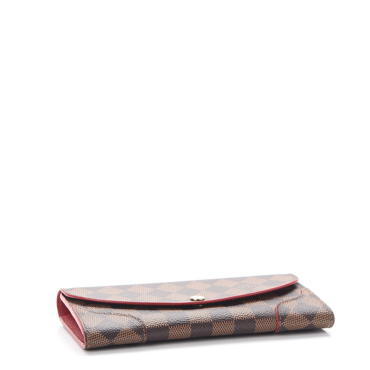 Louis Vuitton Damier Ebene Caissa Wallet Cherry 4 of 7