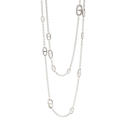 Hermes Sterling Silver Farandole Necklace 160 1 of 7