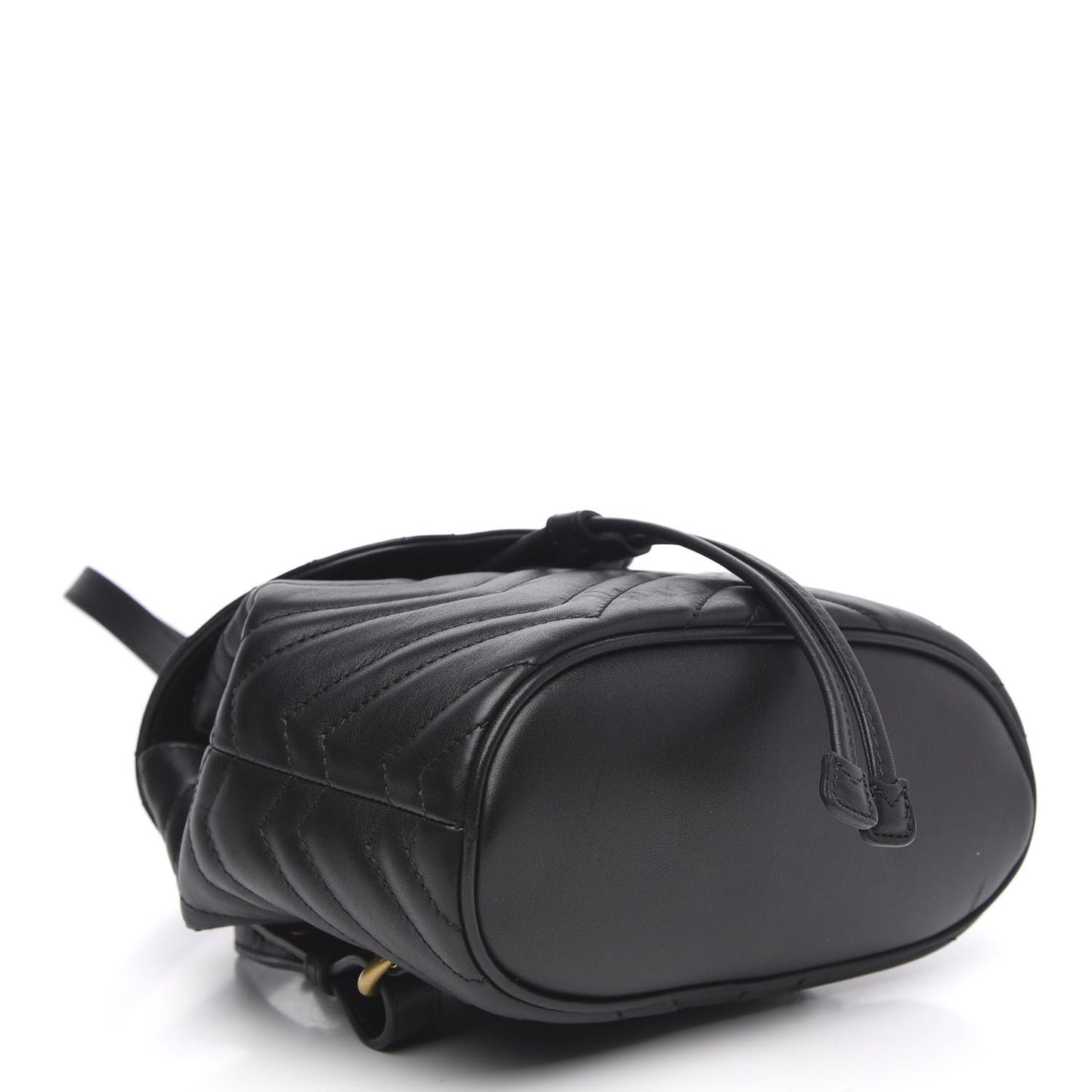 Calfskin Matelasse GG Marmont Flap Backpack Black