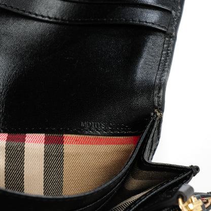 Burberry Grainy Calfskin Continental Wallet Black 7 of 7
