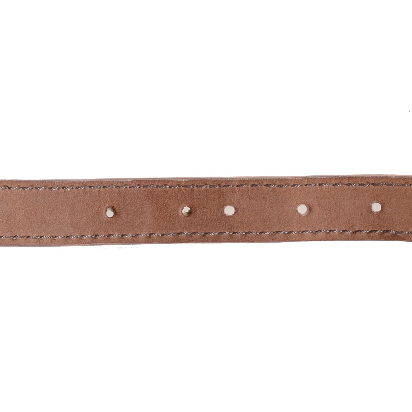 Agneau Classic Silver Hardware Croco Double Tour Bracelet Bois De Rose