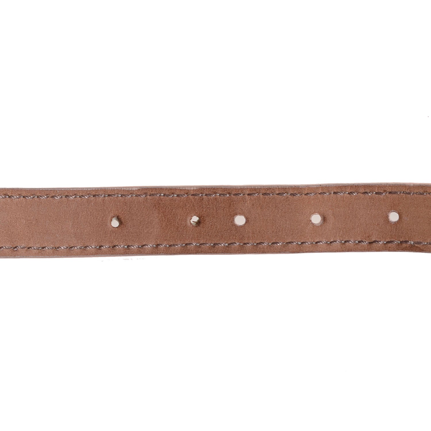 Balenciaga Agneau Classic Silver Hardware Croco Double Tour Bracelet Bois De Rose 6 of 8