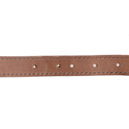 Balenciaga Agneau Classic Silver Hardware Croco Double Tour Bracelet Bois De Rose 6 of 8