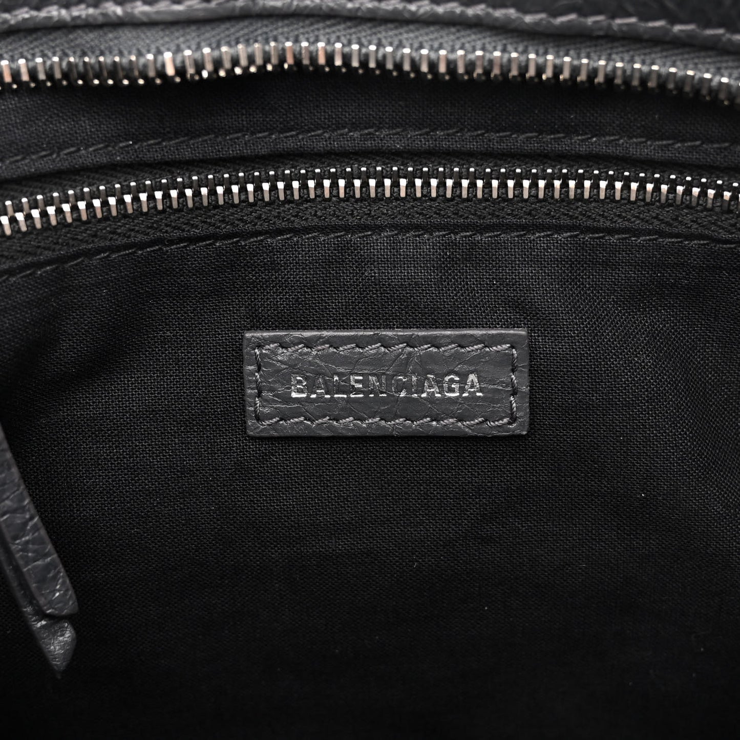 Agneau Classic Silver Hardware S City Gris Fossile