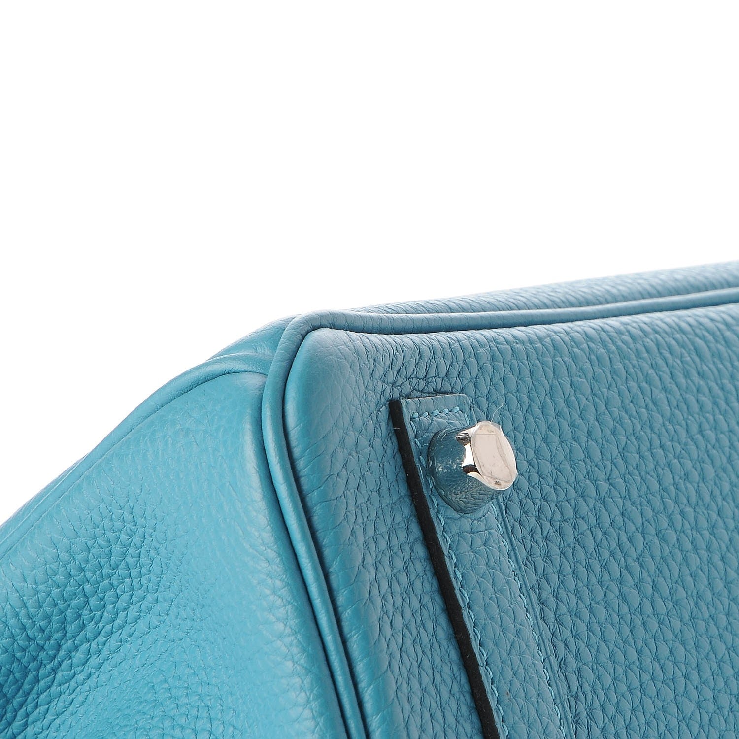 Hermes Togo Birkin 25 Turquoise 6 of 31