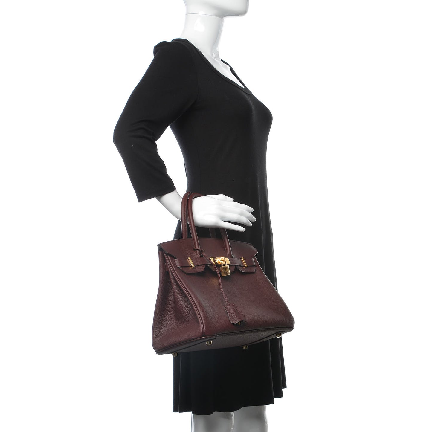 Togo Birkin 30 Bordeaux