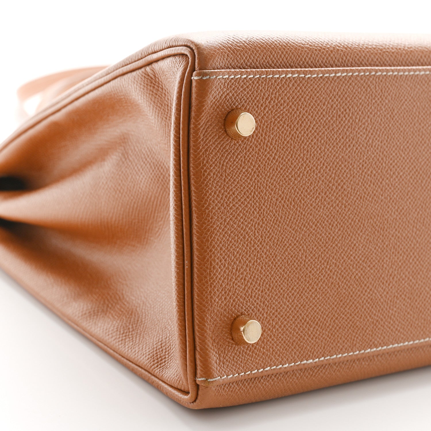 Hermes Courchevel Kelly Retourne 35 Gold 9 of 14