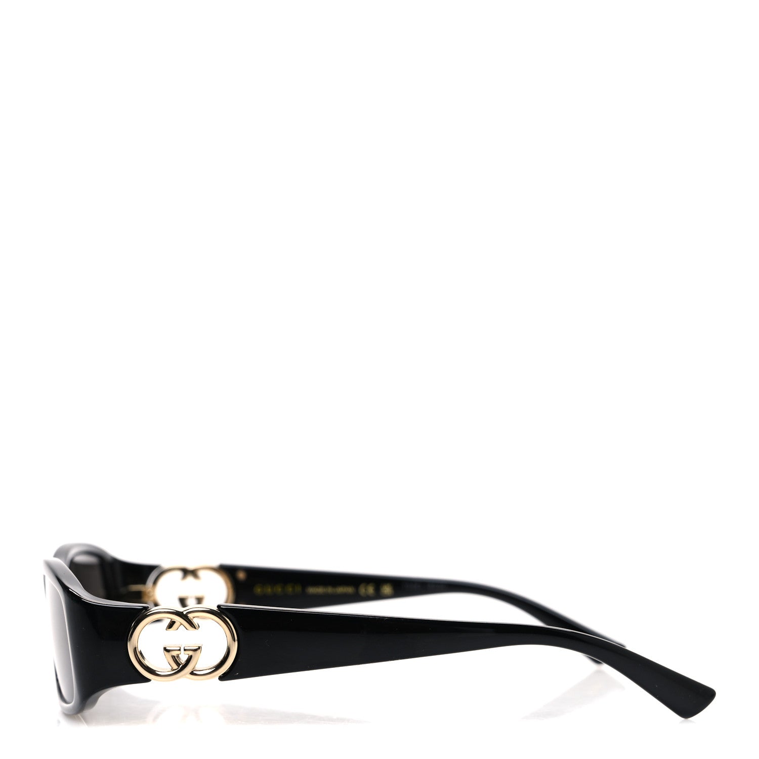 Gucci Acetate Rectangular Frame Sunglasses GG1661S Black 3 of 7