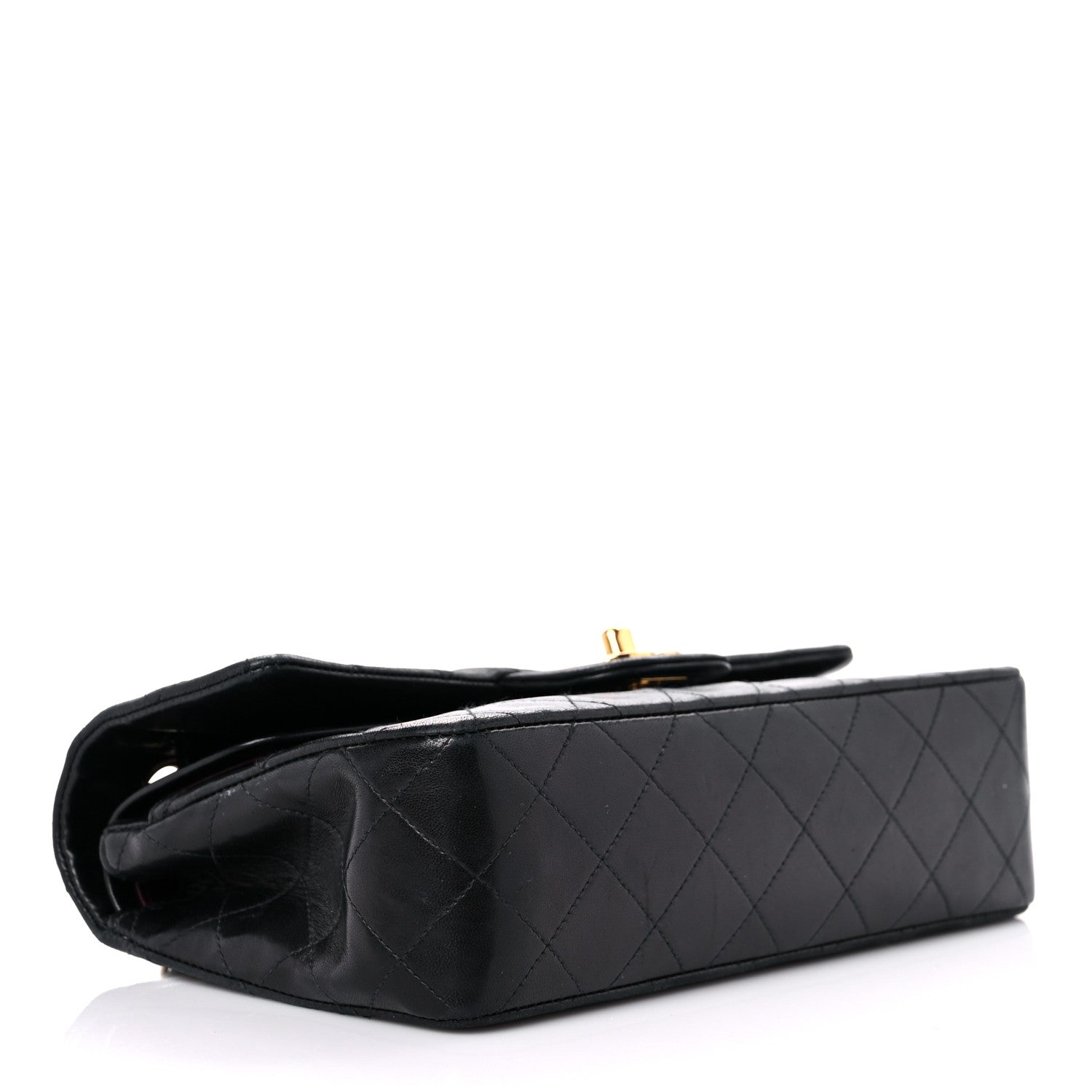 Chanel Lambskin Quilted Small Double Flap Black 3 of 24