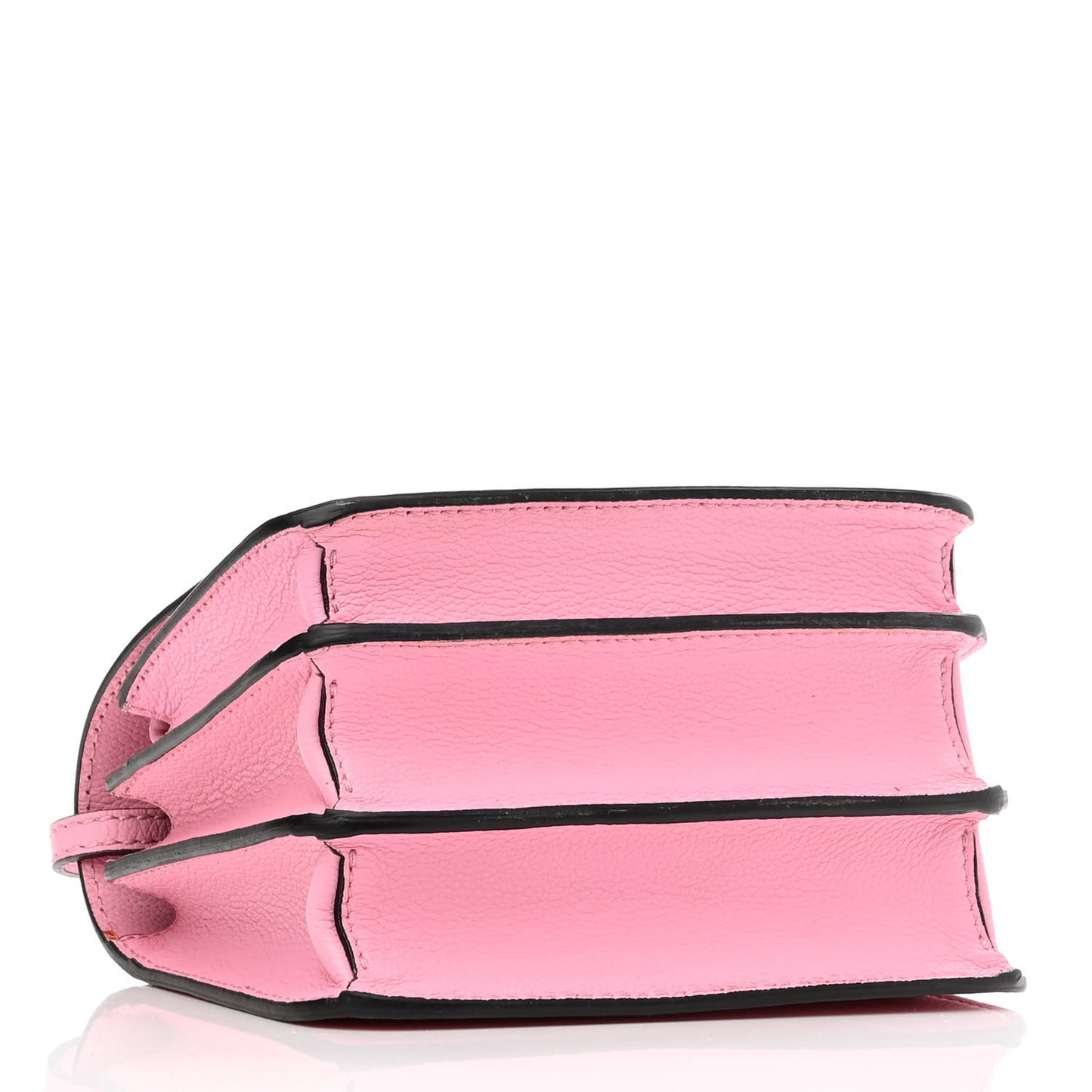 Grained Calfskin La Medusa Shoulder Bag Pink