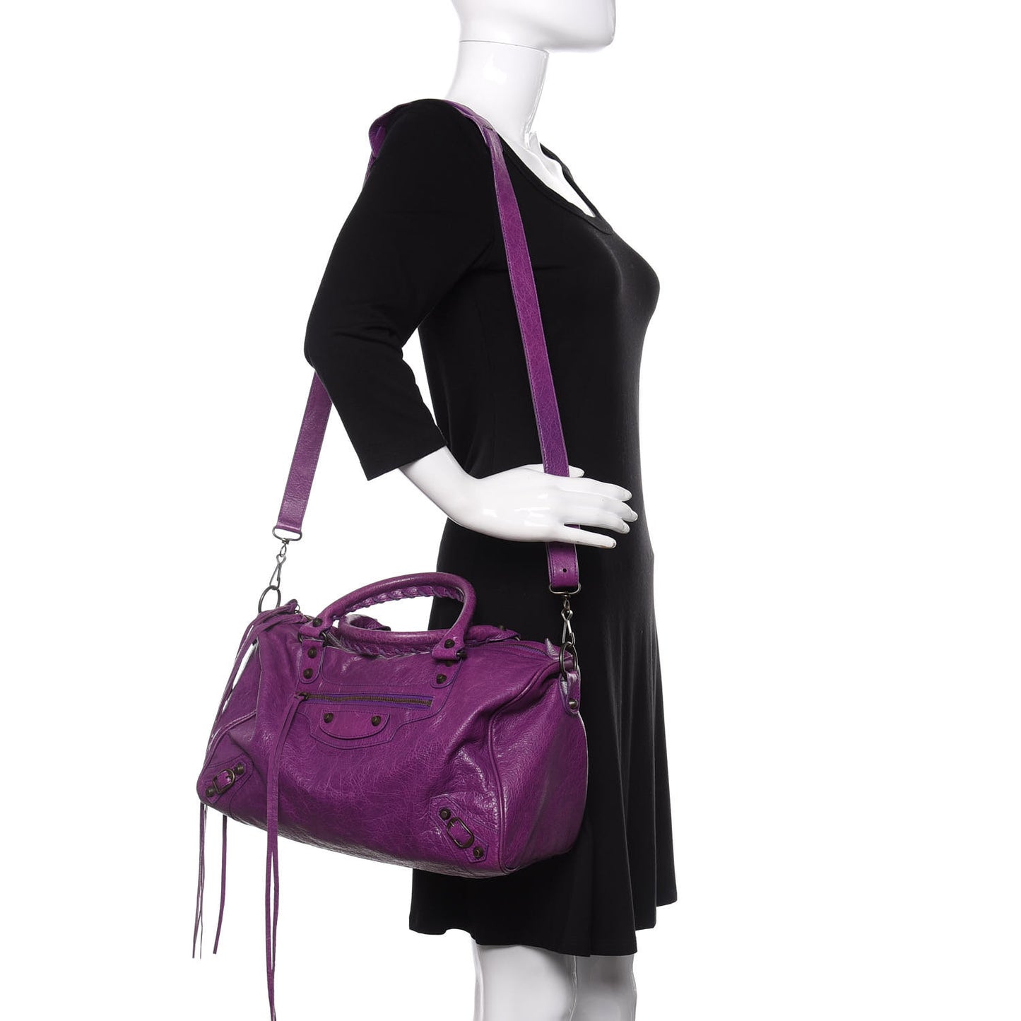 Agneau Classic Hardware Boston Ultraviolet