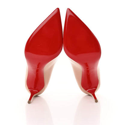 Christian Louboutin Patent Pigalle 85 Pumps 37 Nude 5 of 11