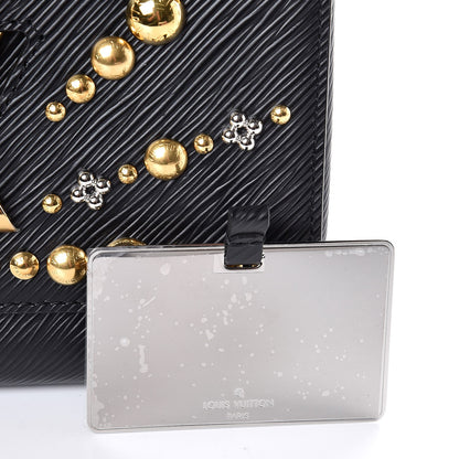 Louis Vuitton Epi Studded Sol Twist Shoulder Bag MM Black 7 of 7