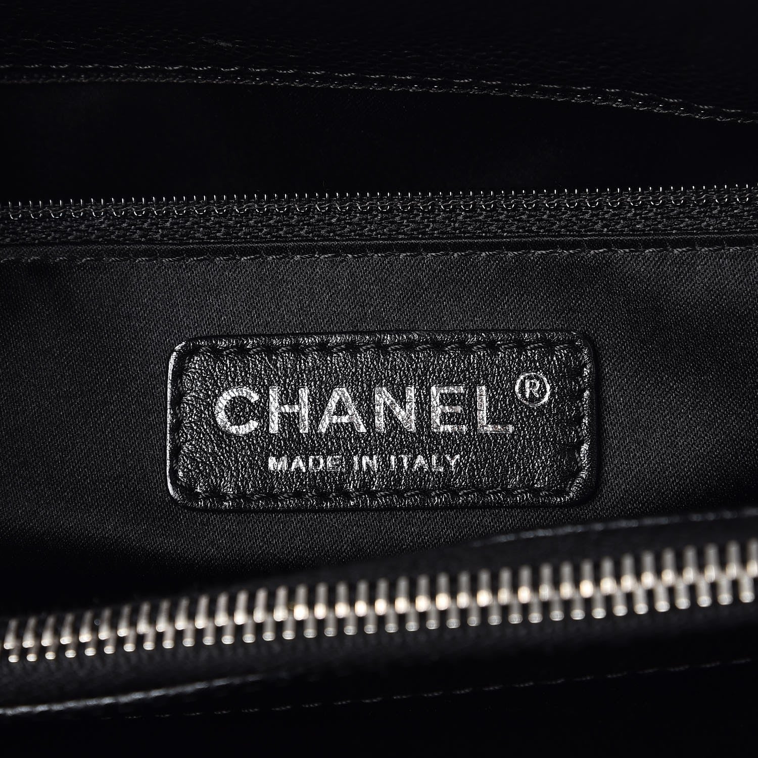 Chanel Caviar Quilted Grand Shopping Tote GST Black 6 of 8