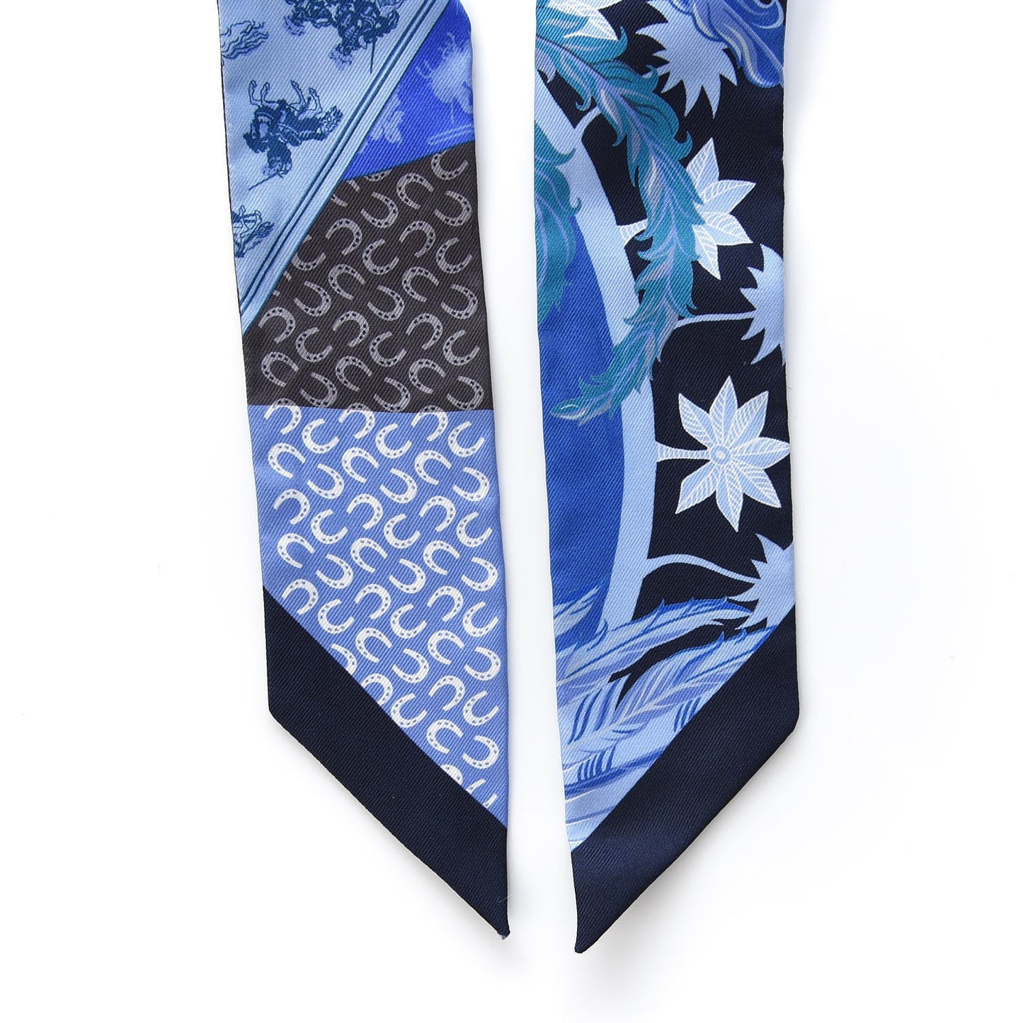 Silk Cheval Phoenix Twilly Marine Ciel Cobalt