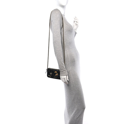 Chanel Aged Calfskin Lucky Charms 2.55 Reissue Small Clutch With Chain Black 2 of 12