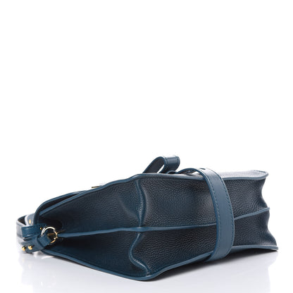 Chloe Grained Calfskin Medium Aby Day Shoulder Bag Navy Ink 4 of 9