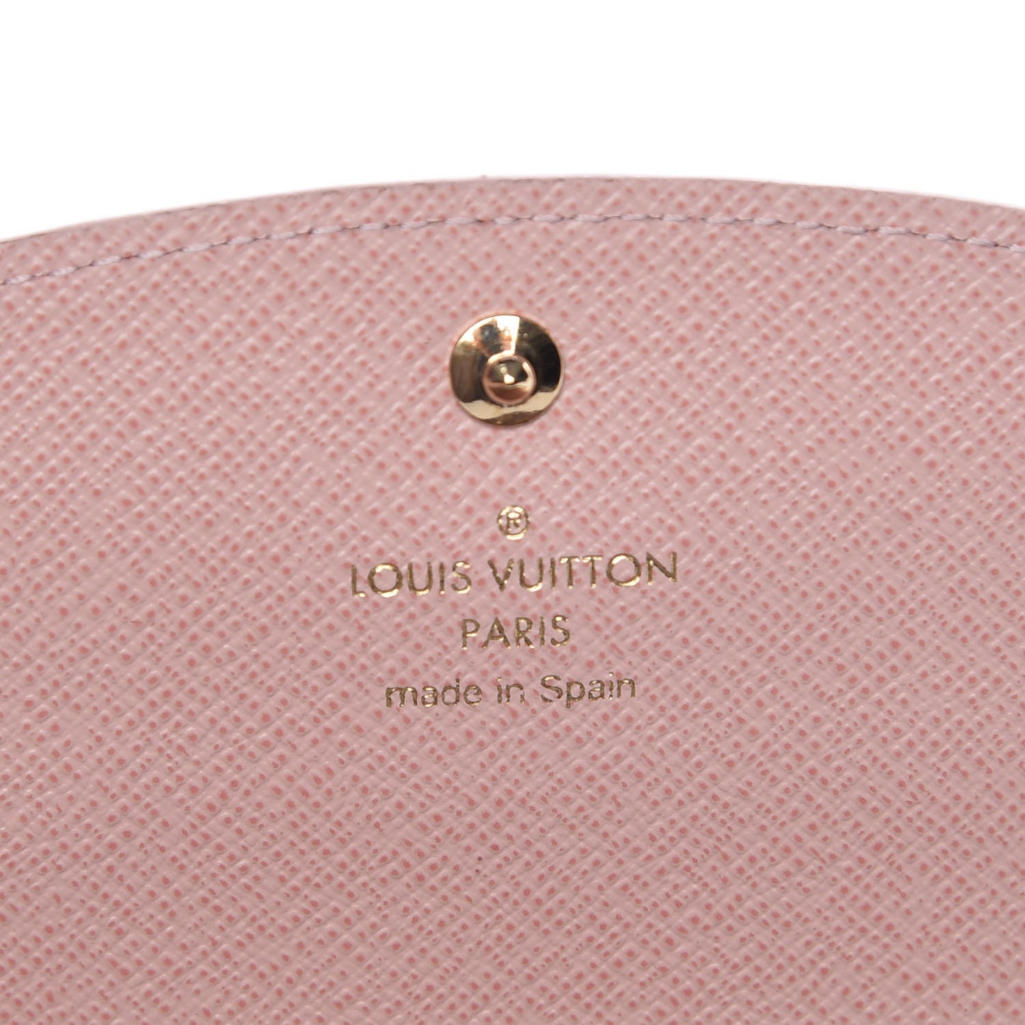 Damier Ebene Caissa Wallet Rose Ballerine