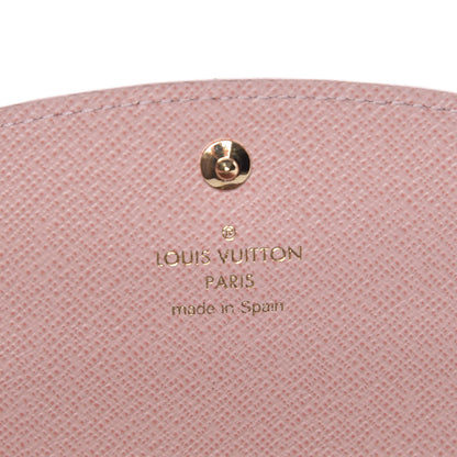 Louis Vuitton Damier Ebene Caissa Wallet Rose Ballerine 7 of 10