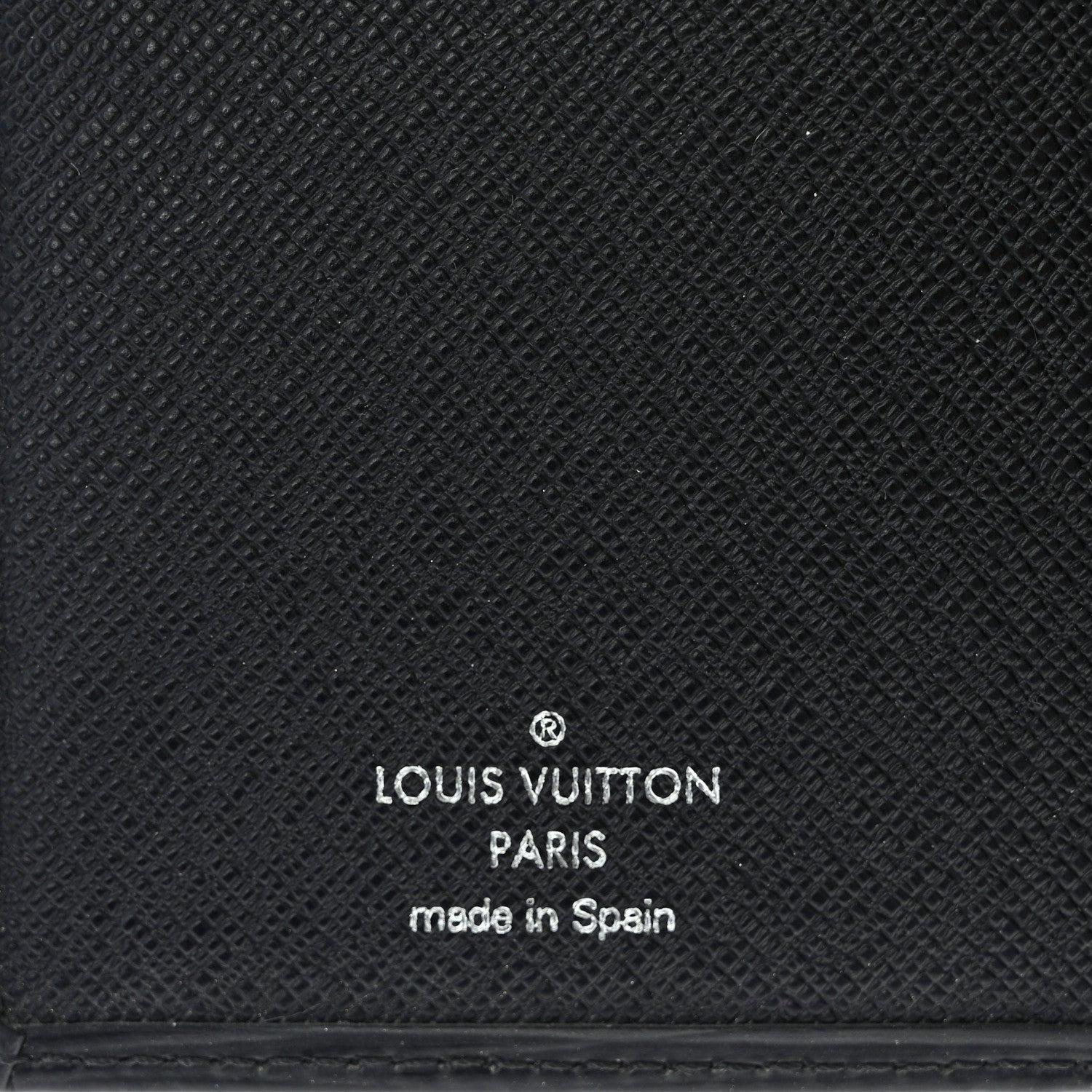 Louis Vuitton Epi Checkbook Organizer Wallet Black 6 of 8