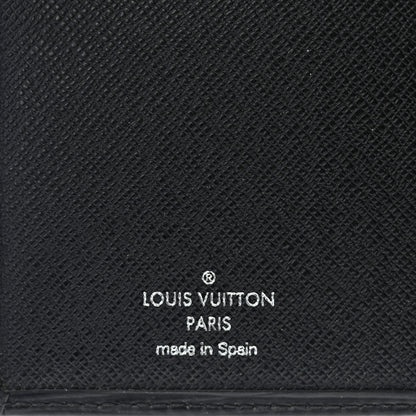 Louis Vuitton Epi Checkbook Organizer Wallet Black 6 of 8