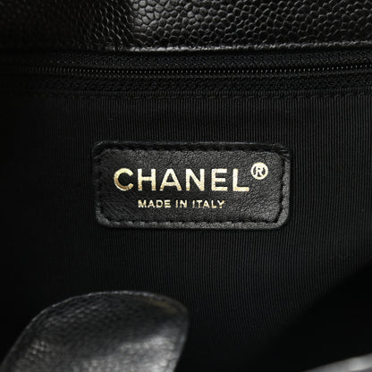 Chanel Caviar Quilted Petit Shopping Tote PST Black 8 of 9