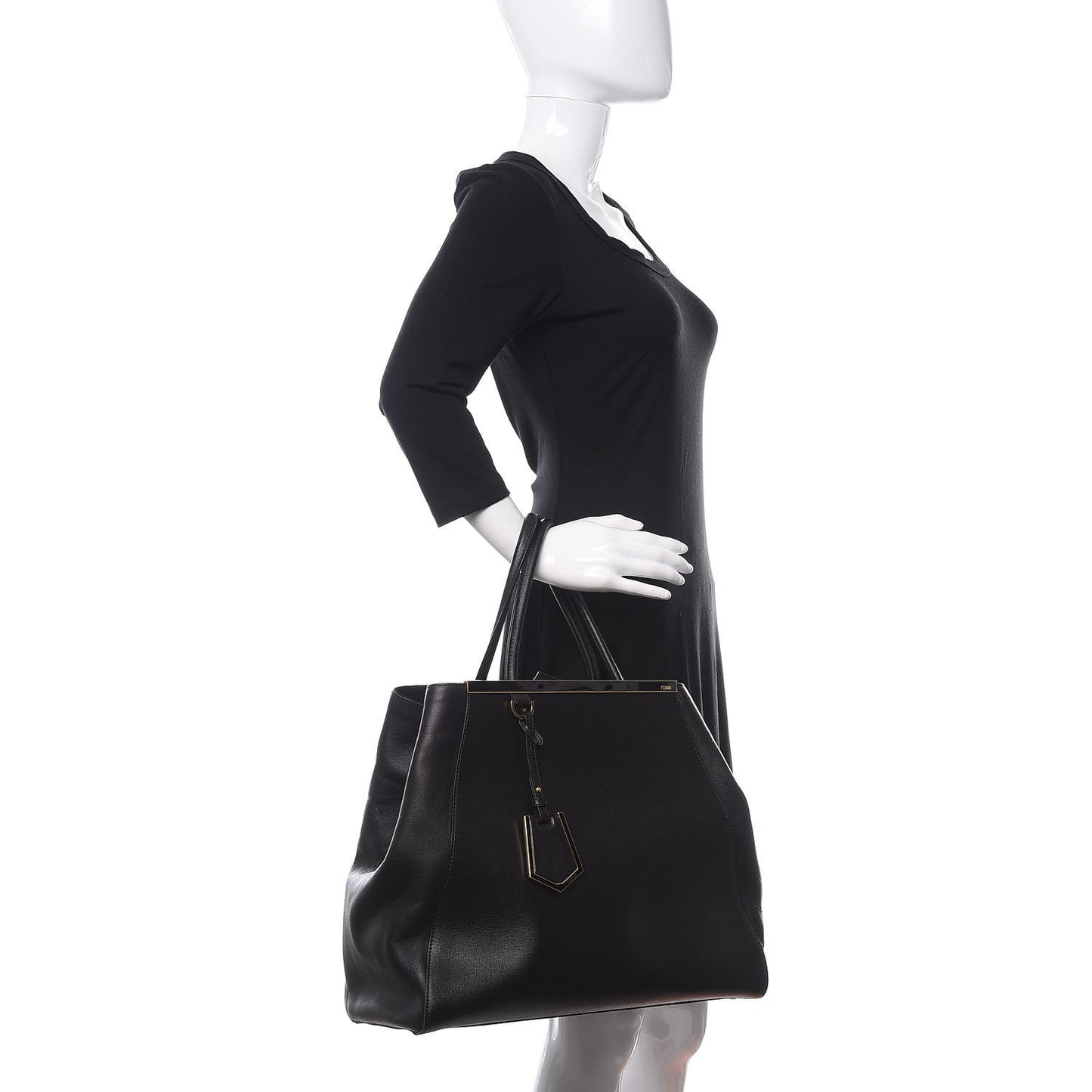 Vitello Elite Large 2Jours Tote Black