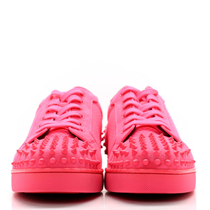 Christian Louboutin Veau Velours Mesh Mens Seavaste 2 Orlato Flat Sneakers 44 Poupidou 2 of 12