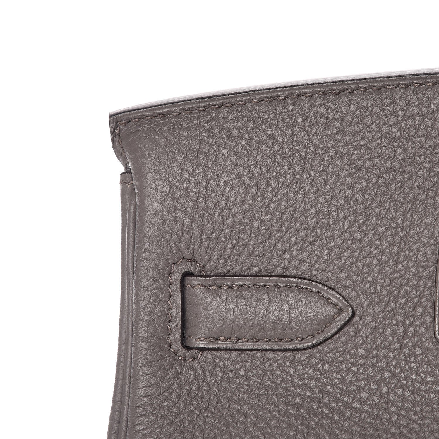 Hermes Togo Birkin 30 Etain 27 of 35