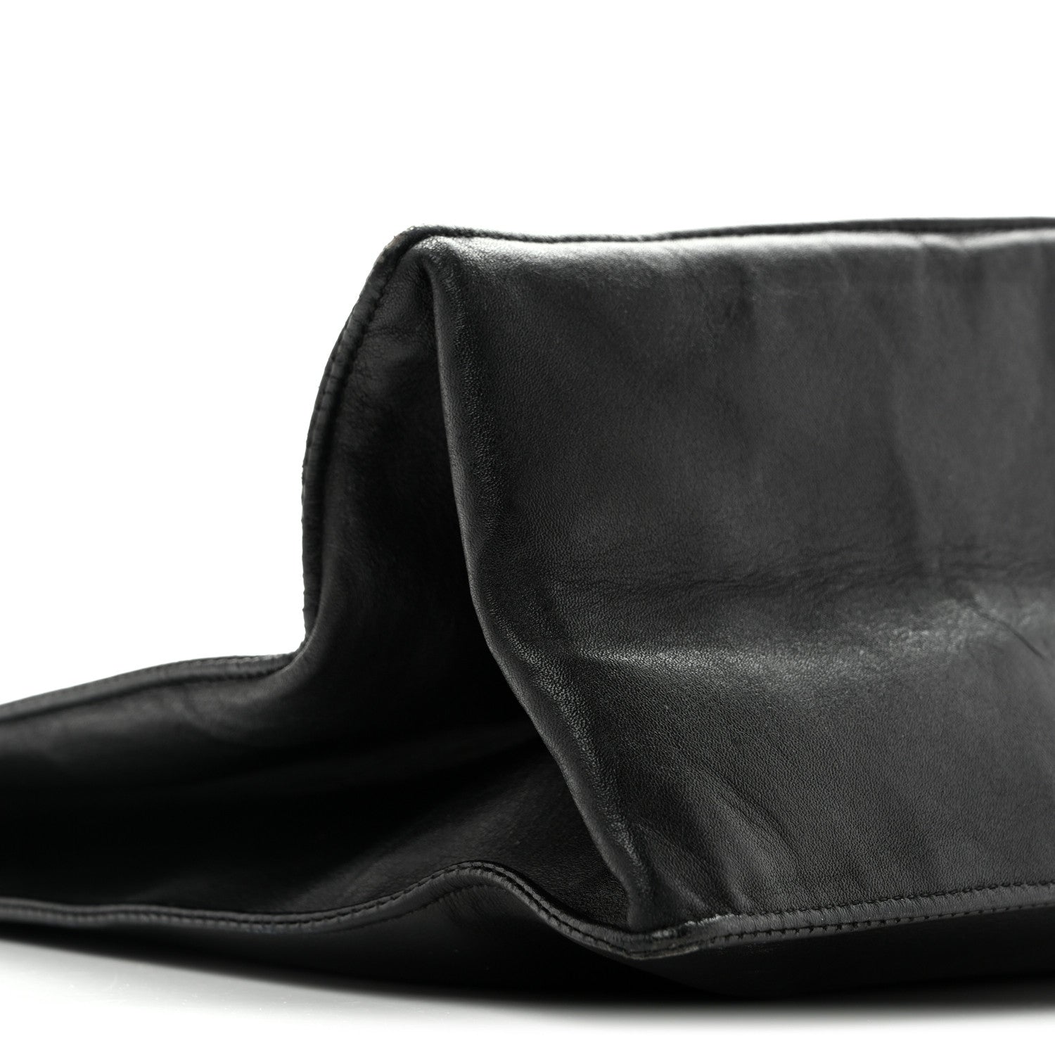 Chanel Lambskin CC Tote Black 10 of 15