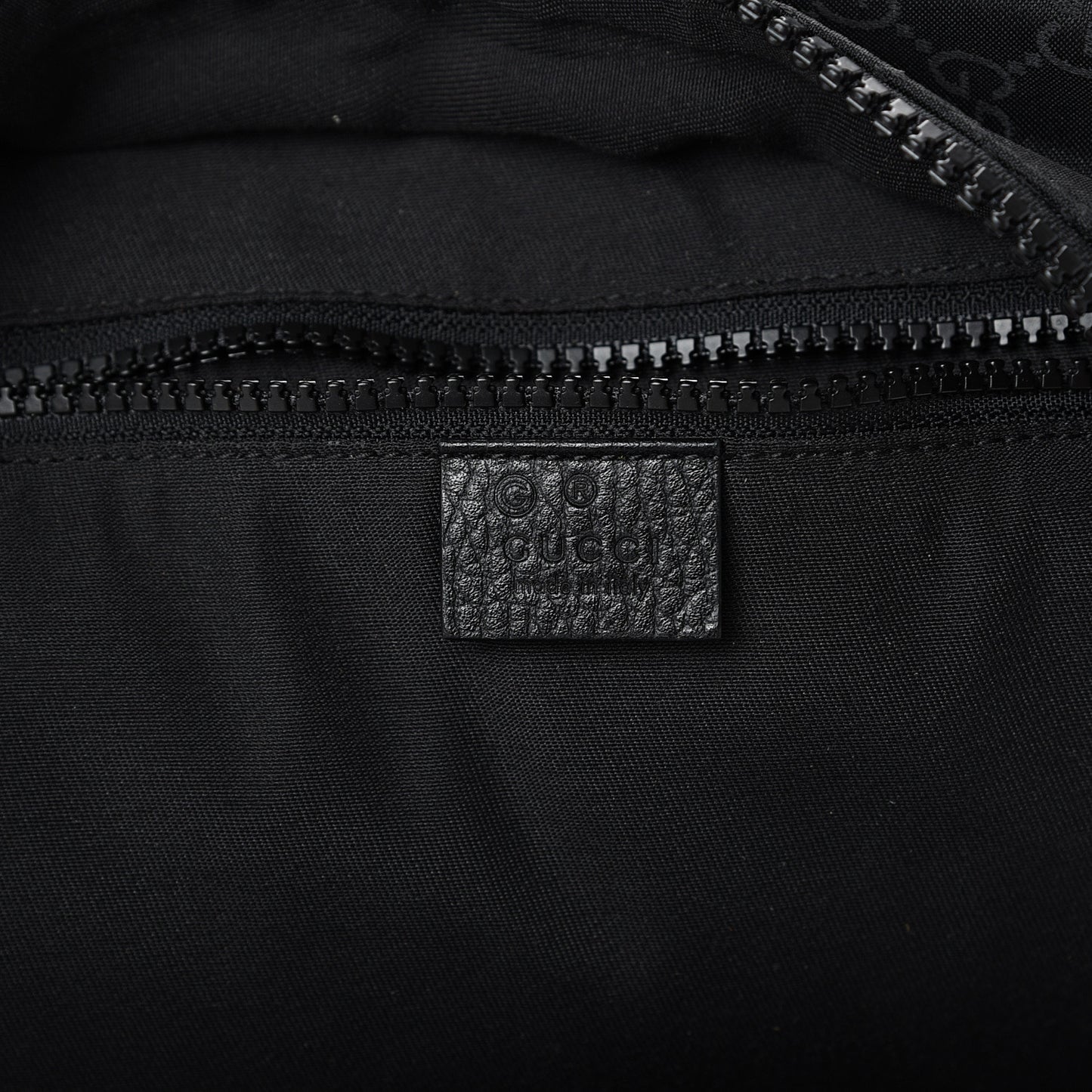 Nylon Monogram Slim Backpack Black