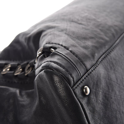 Chanel Glazed Caviar East West Modern Chain Tote Black 10 of 11