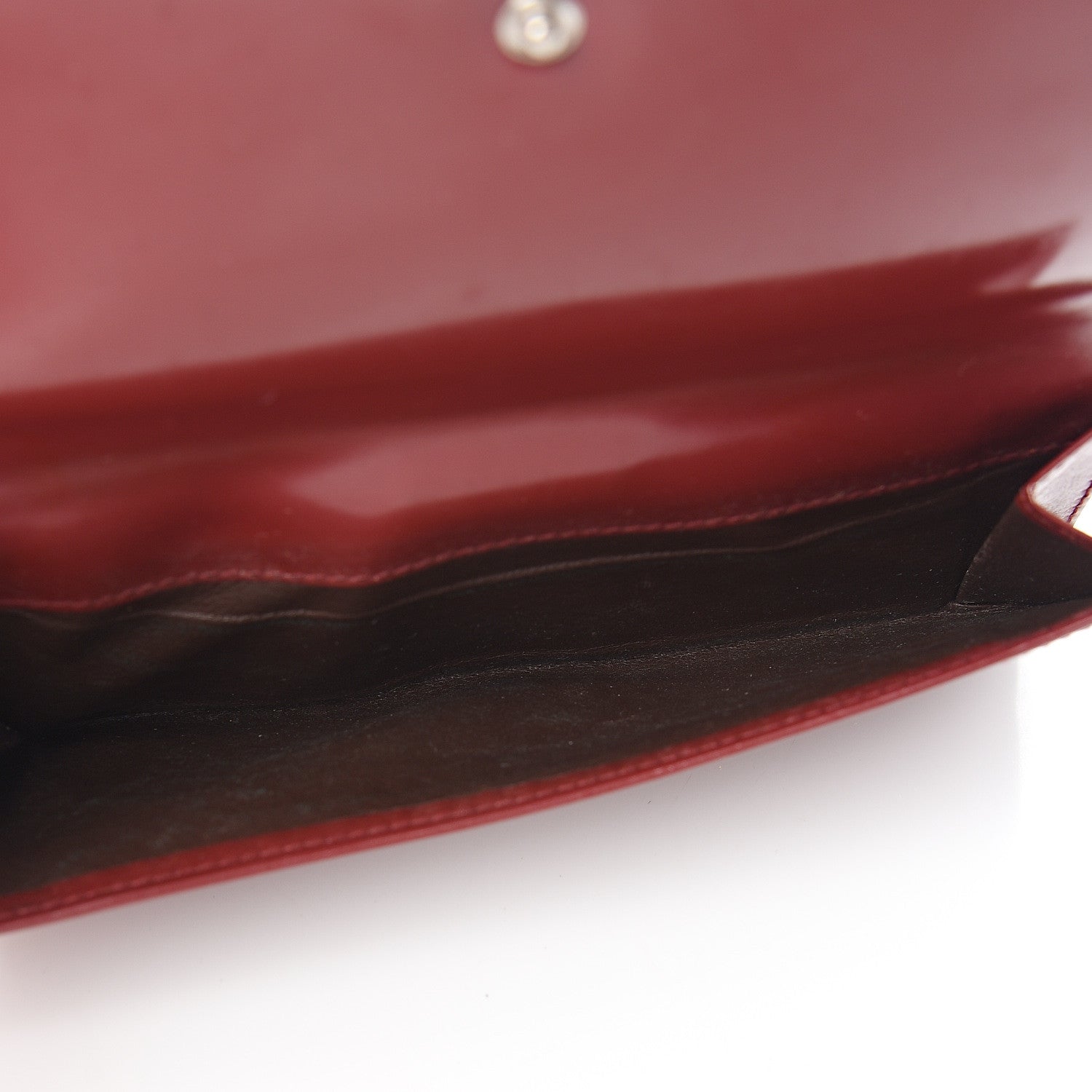 Gucci Patent Embossed G Continental Flap Wallet 4 of 9